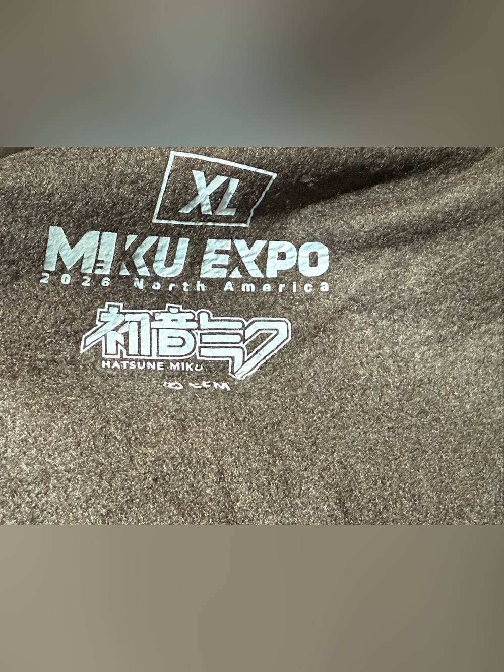 MIKU EXPO 2026 North America Hatsune Miku Black Joful Zipped Hoodie NWOT - Picture 7 of 9
